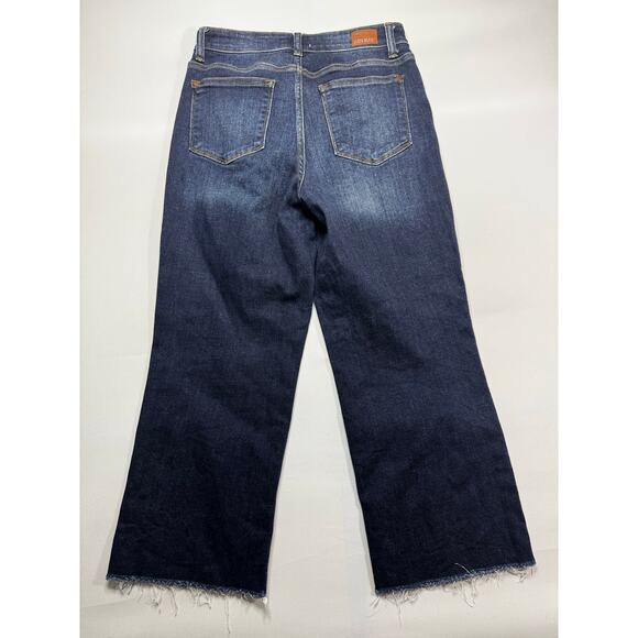 Judy Blue Women's Wide Leg Cropped Blue Stretch Denim Jeans - Size 5/27 (27x24) - Picture 2 of 6